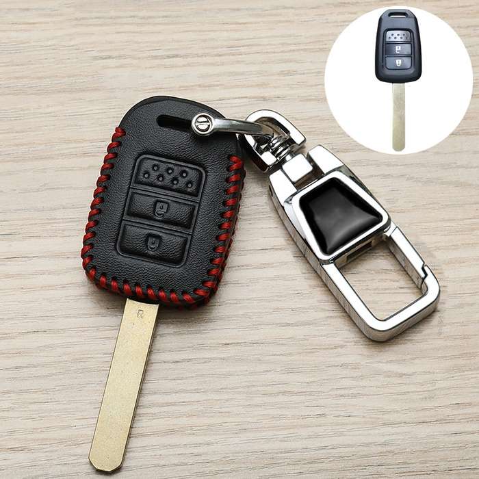 For Honda Car Key Cover Multifunctional Keychain Anti-lost Number Plate, Style: Y