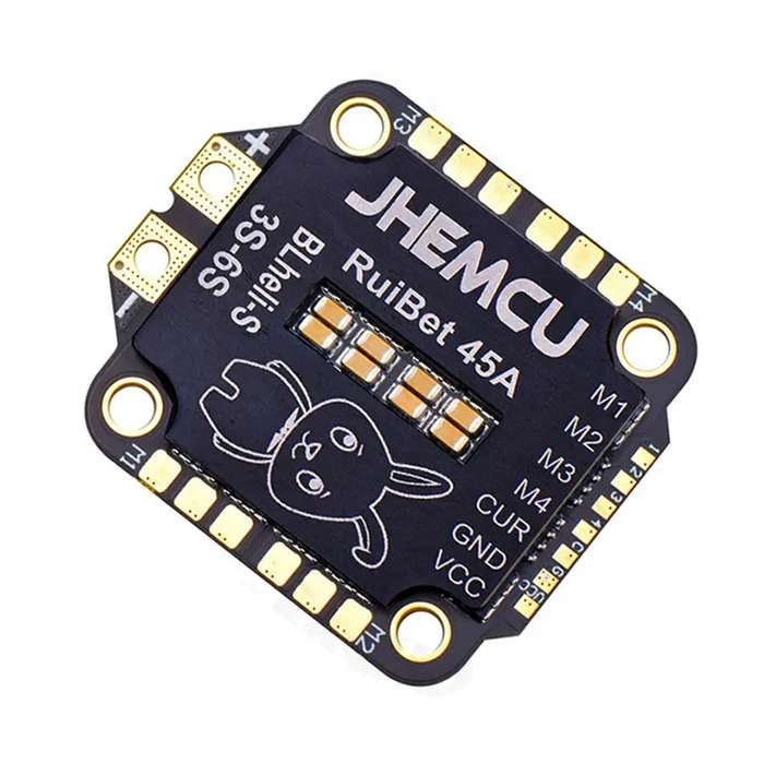 JHEMCU RuiBet 45A 4 In 1 Brushless ESC 3-6S 30.5X30.5 M4 BLHELI_S Dshot600 ESC for RC FPV