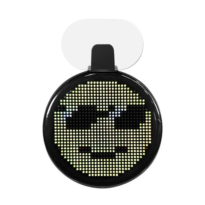 HI.GROOM Car LED Customized Pixel Emoticon Lights Bluetooth Remote Control Interactive AI Screen, St