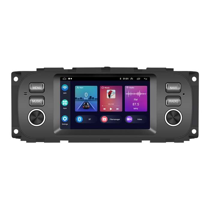 For Para Jeep Grand Cherokee 1999-2004 Carplay Android Navigation All-In-One Monitor With Large Scre