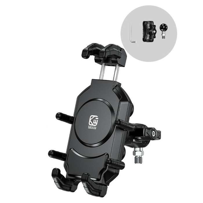 Kewig Motorcycle Octopus Holder Anti-Theft Motorcycle Cell Phone Mounts, Model: M26-C4
