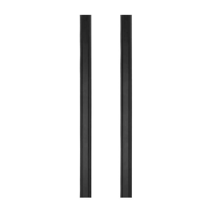 1pair Car Side Window Wipers Removing Water Mist Universal Rubber Strips