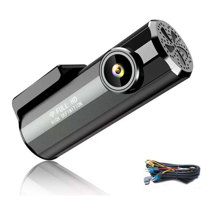 WIFI Mobile Phone 2K Ultra-Clear 360-Degree Rotating Driving Recorder, Version: Step-down Line(No TF