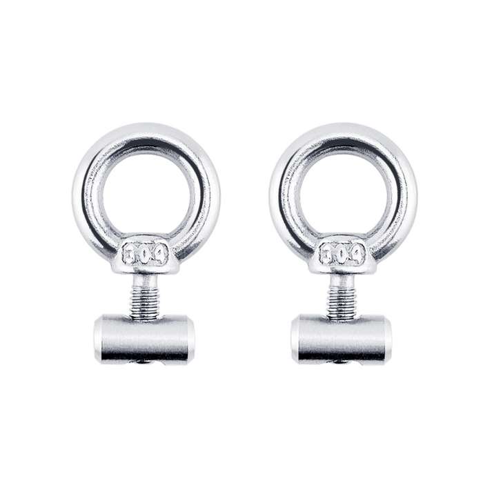 RV Sunshade 304 Stainless Steel Slide Rail Ring, Specifications: 2pcs M4 Ring + Cylinder