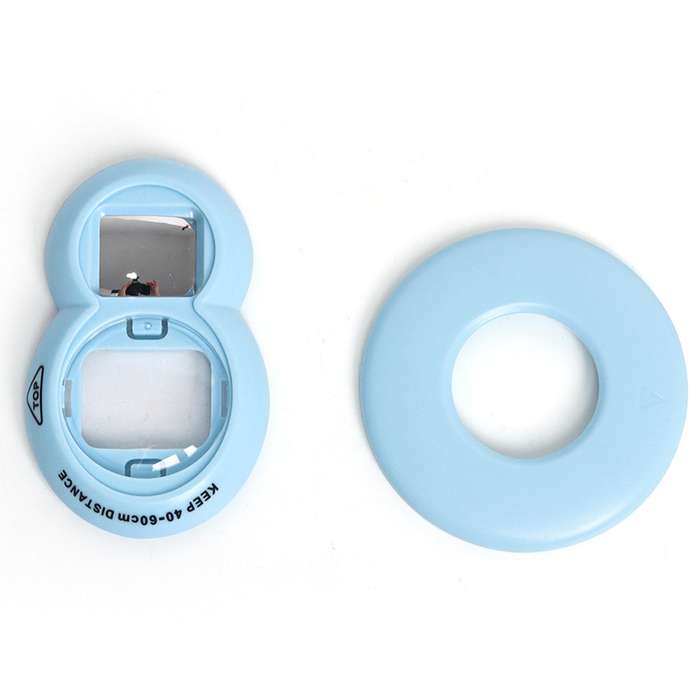For Fujifilm instax Mini 7+/SE Selfie Filter Auxiliary Ring Set(Gray White)