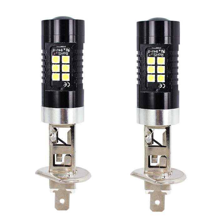 1pair Automotive High-power LED White Light Fog Lamp(H1)