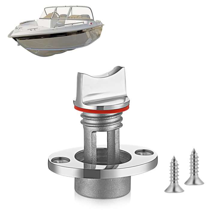 Stainless Steel Water Plug For Kayak Stern Drain, Set: 1pc