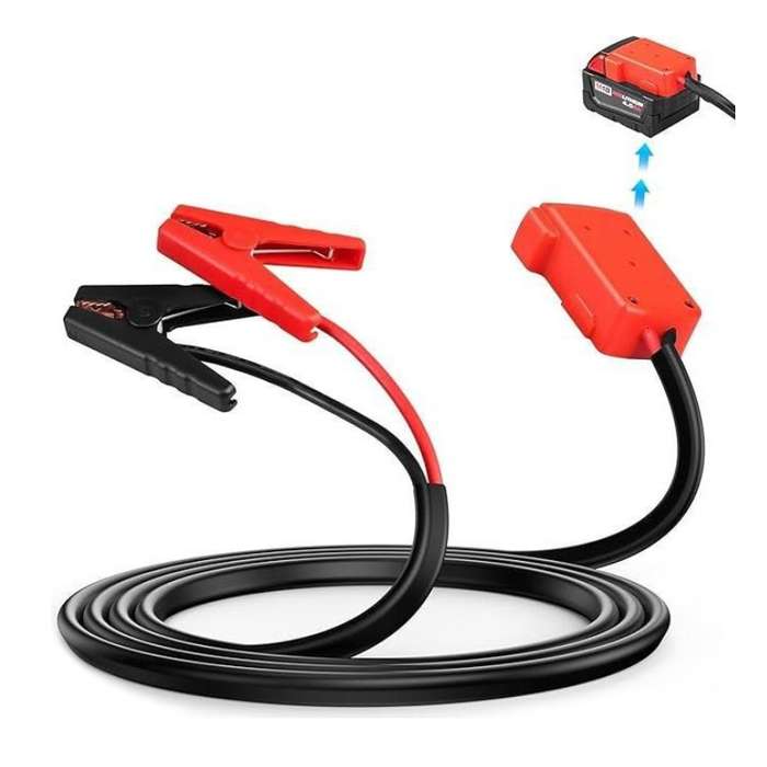 18V Car Battery Jumper Cable Clamp Auxiliary Starter