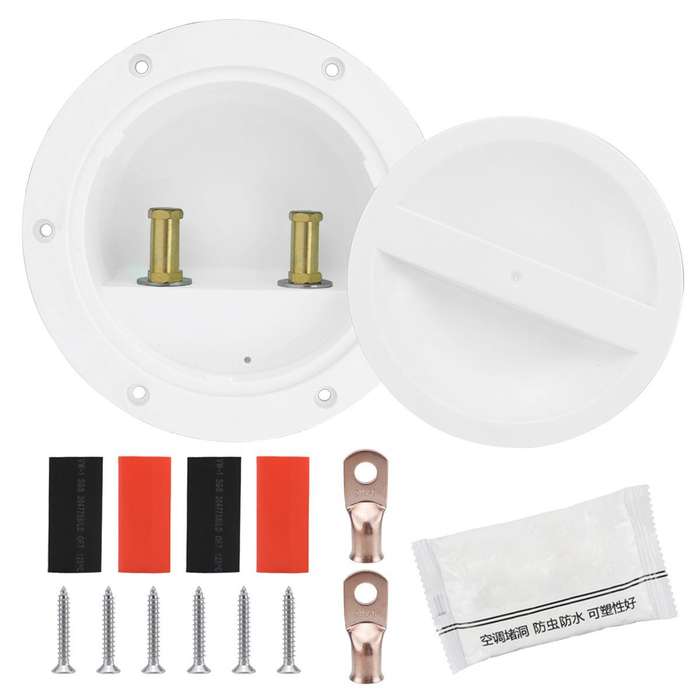 RV Marine Waterproof Sea Fishing Sealed Pure Copper Conductive Junction Box, Configuration: CP-5097