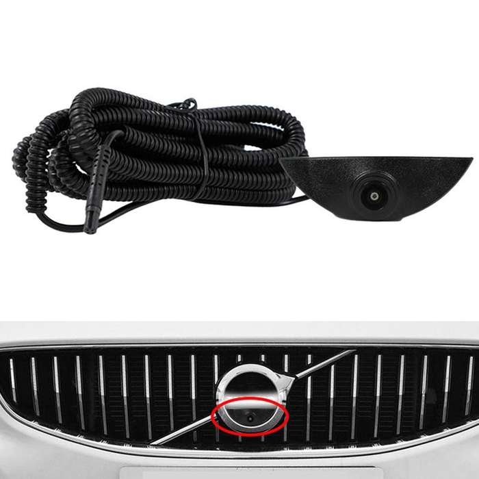 For Volvo Car Hollow Logo Universal Front View Camera