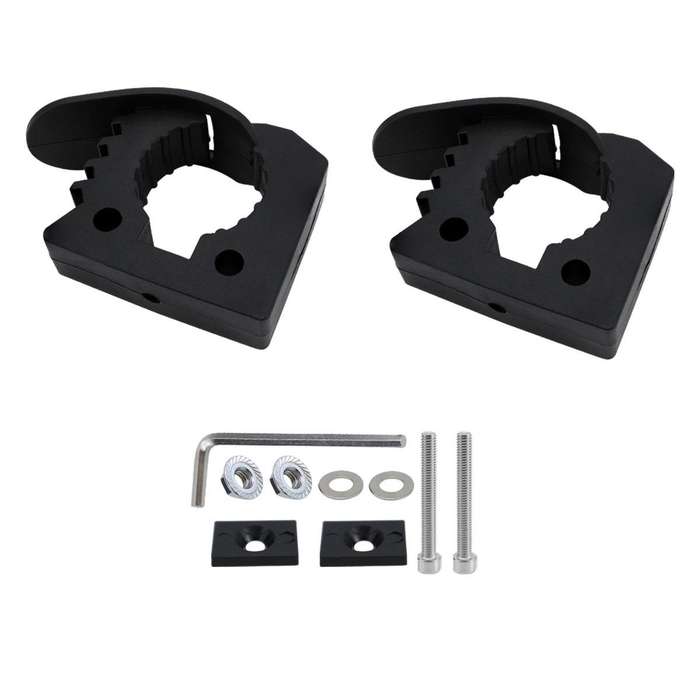 2pcs Quick Installation Clamp Rubber Fixing Buckle For 3-4cm Pipe