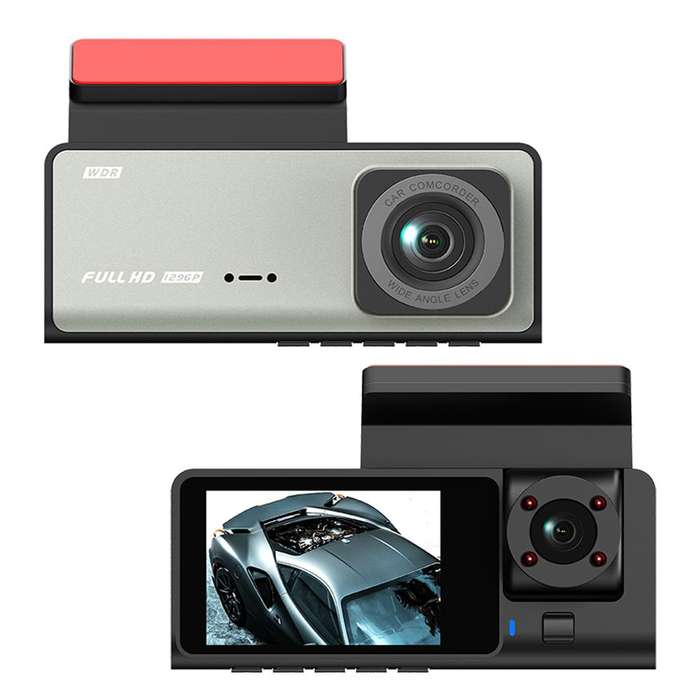 G71 HD 1080P Three-Lens 2.0-Inch Infrared Night Vision Driving Recorder, Spec: WIFI Connection