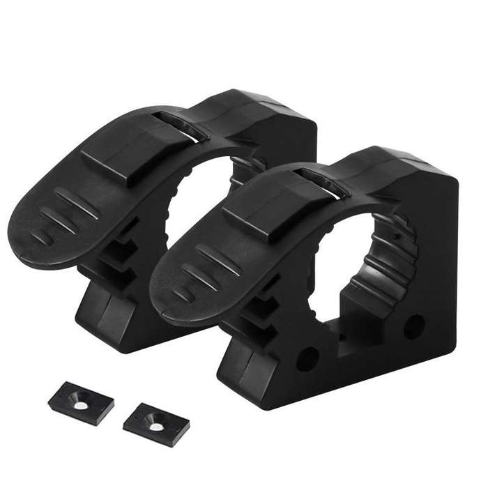 2pcs Outdoor Quick-Release Rubber Clamp Shovel Fixing Clip For Off-road Vehicle Luggage Rack Mountin