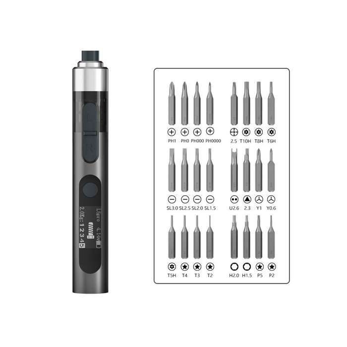 MaAnt L5Pro With 24 Batches Multi-Function Small Electric Screwdriver Set For Mobile Phone Repair