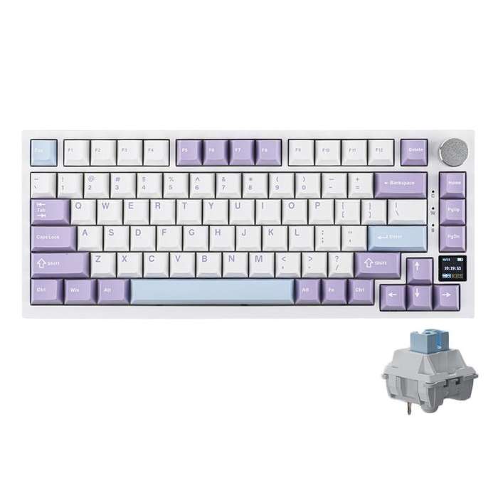 Ajazz AK820 Pro Wireless Bluetooth Tri- mode Custom Hot Swap Gasket Mechanical Gaming Keyboard With