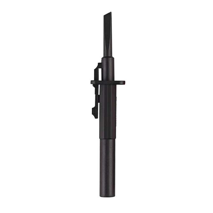4mm Banana Jack Multimeter IC Clip Test Hook Telescopic Probe(Black)