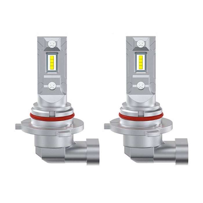 2pcs Mini 1:1 Direct Plug Car LED Headlight Bulb, Specifications: 9012(White Light)