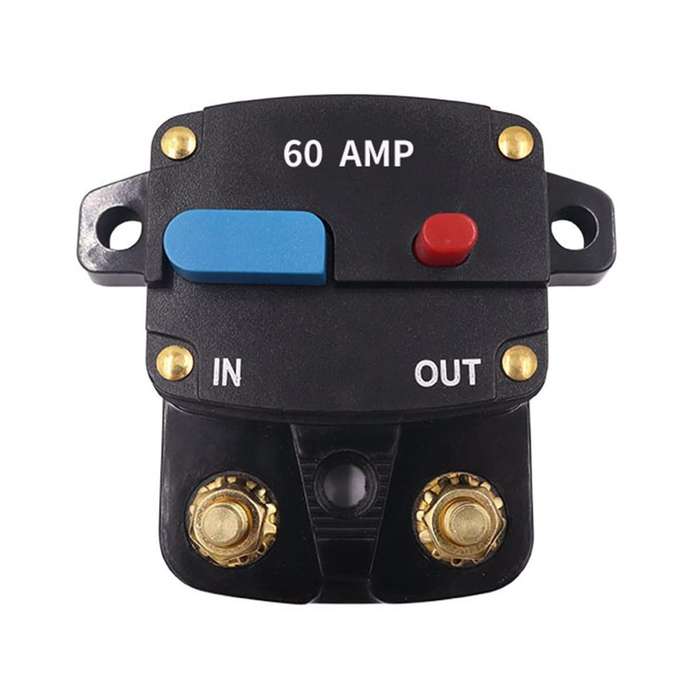 60A Car Audio Recovery Fuse Switch Current Short Circuit Overload Protection Circuit Breaker