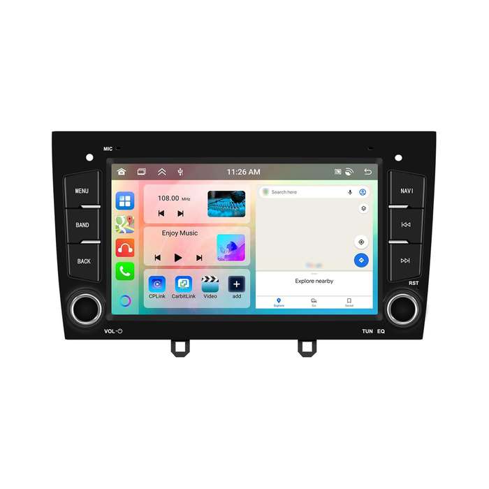 For Peugeot 408 7 inch Horizontal Screen Carplay Car Player Car Navigation Center Control, Spec: Sta