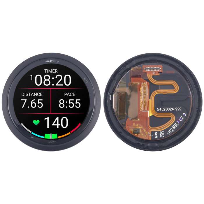 For Garmin Forerunner 265 Original Disassembled LCD Screen Digitizer Full Assembly with Time Scale D