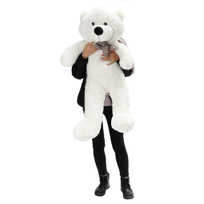 140cm/55 Inch Semi-Finished Giant Big Unstuffed Teddy Bear Skin Shell Skins Kid Baby Plush Toys"