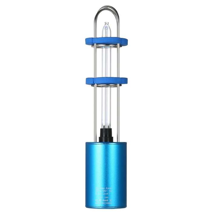 Rechargeable UV Sterilizer Light & Air Purifier DC5V Ultraviolet + Ozone UV Germici... (COLOR: BLUE)