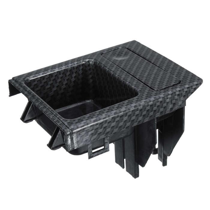 Carbon Fiber Center Console Drink Cup Coin Holder Box for BMW 3 Series E46 99-06