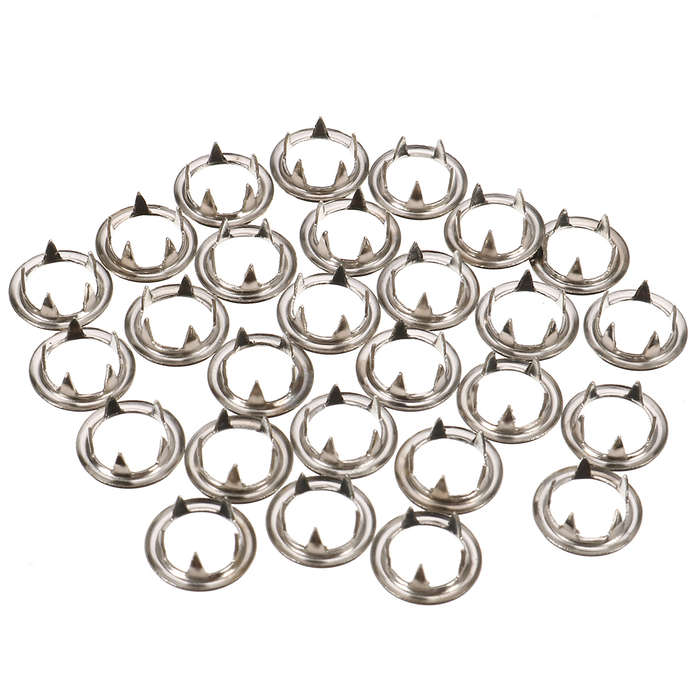 100PCS Prong Pliers Ring Press Studs Snap Popper Fasteners 9.5mm DIY Tools Kit