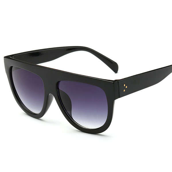 Women Unisex Anti-UV Sunglasses Outdoor Casual Large Frame Vintage Glasses (COLOR: #01)