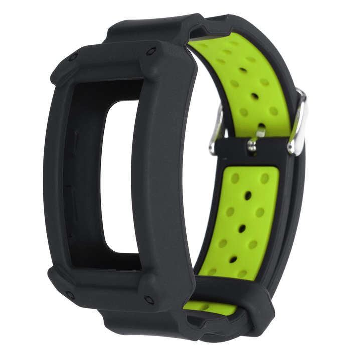 Replacement TPU Smart Watch Band for Samsung Gear Fit 2  (COLOR: BLACKGREEN)