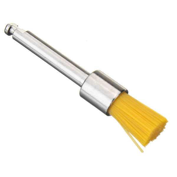 200pcs Nylon Latch Flat Head Polishing Brushes Set White and Colorful Cleaning Brushes Kit