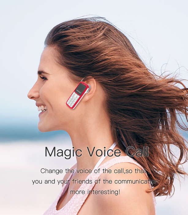 L8Star BM30 0.66 inch OLED 220mAh Bluetooth Dialer Voice Changer MP3 Music Player Mini Card Phone -