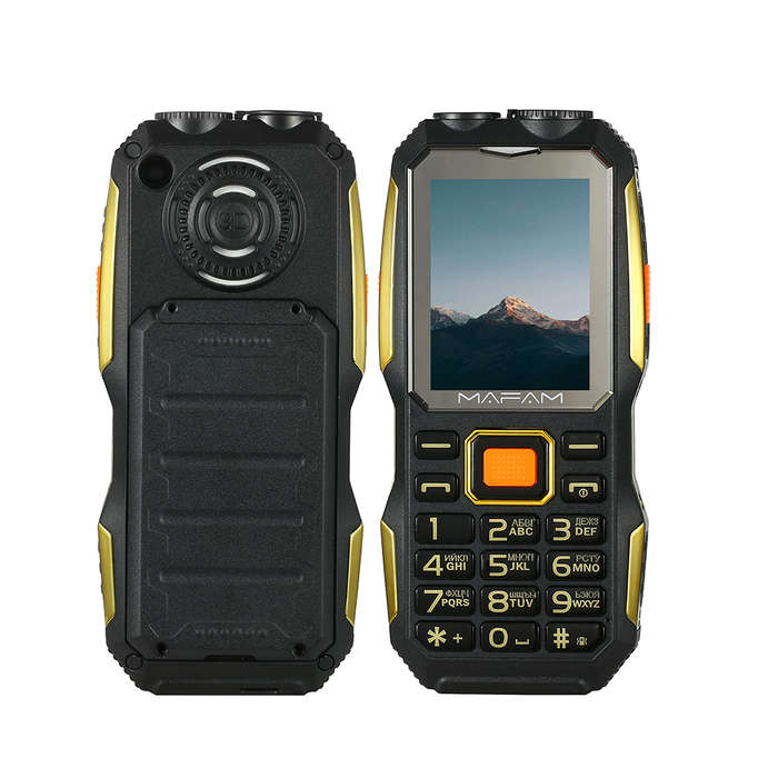 Rugged phone Walkie Talkie Handheld SOS Dual SIM Card FM Power Bank Mobile Phone