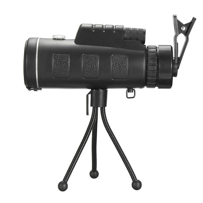 40x60 Waterproof Portable Monocular Telescope High Definition HD Travel with Compass