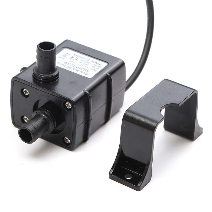 DC12V 4.8W Mini DC Brushless Garden Fountain Pump Hydrological Cycle Submersible Water Pump