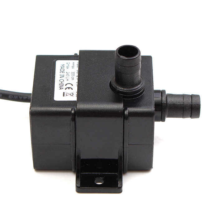 DC12V 4.8W Mini DC Brushless Garden Fountain Pump Hydrological Cycle Submersible Water Pump