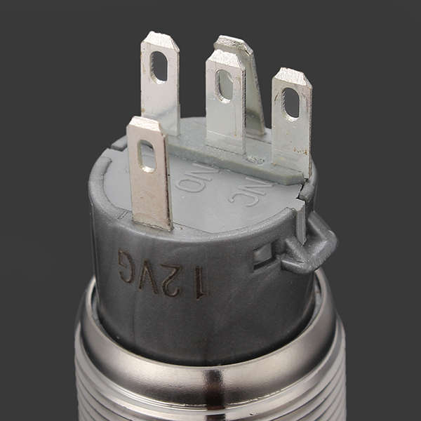 12V 19mm Momentary Push Button Switch Waterproof Switch