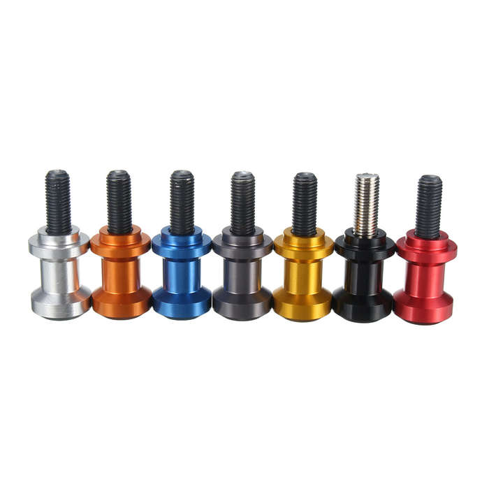 luminum CNC Swing Arm Spools Bobbins Slider For Kawasaki ZX6R Yamaha F