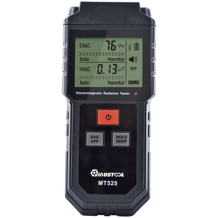 Tools MUSTOOL MT525 Electromagnetic Radiation Tester Electric Field & Magnetic Field