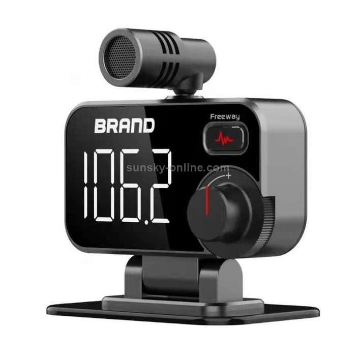 BT92 Car Bluetooth FM Transmitter Support Bluetooth Hands-free Call / QC3.0 Charge
