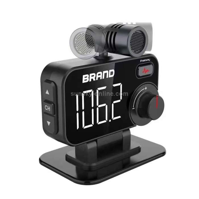 BT92 Car Bluetooth FM Transmitter Support Bluetooth Hands-free Call / QC3.0 Charge