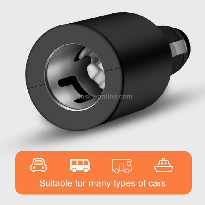 12V Car Free Installation Cigarette Lighter Socket Converter + 12V Cigarette Butt