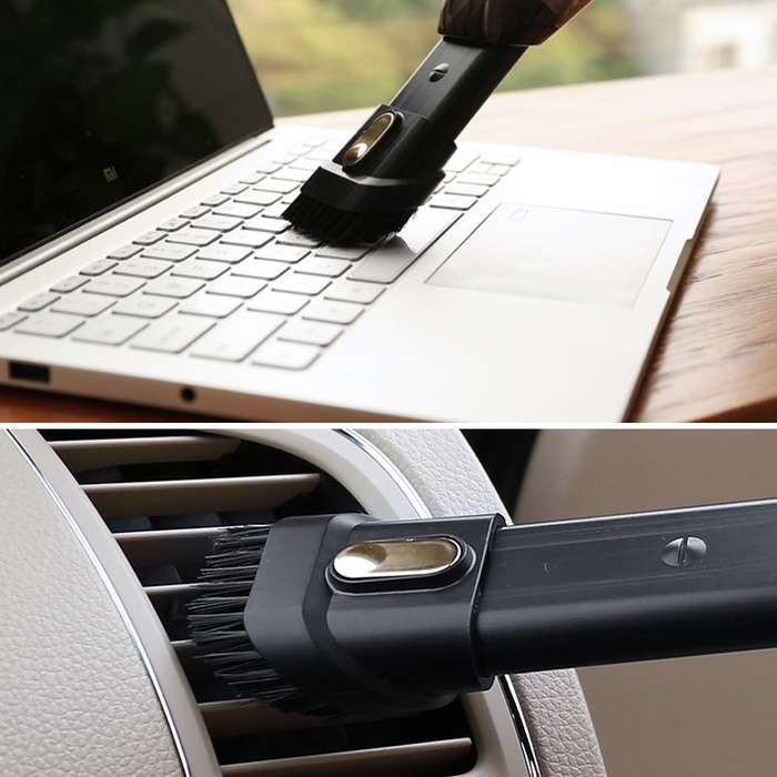 120W Power Mini Handheld Portable Car Vacuum Cleaner, Colour: Wireless Black