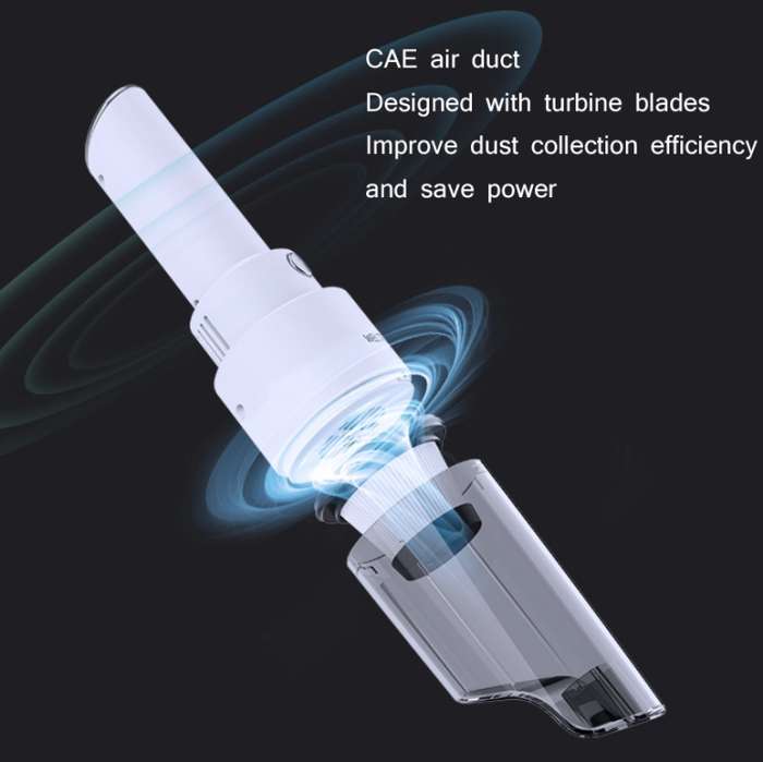 WEL TRIP V12 Car Portable Hand-Held Vacuum Cleaner Household High-Suction Vacuum Cleaner