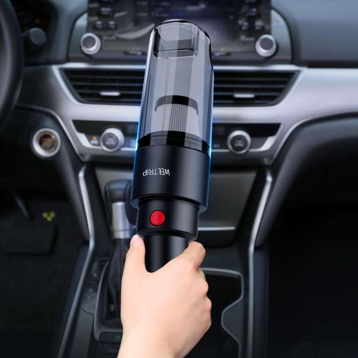 WEL TRIP V12 Car Portable Hand-Held Vacuum Cleaner Household High-Suction Vacuum Cleaner