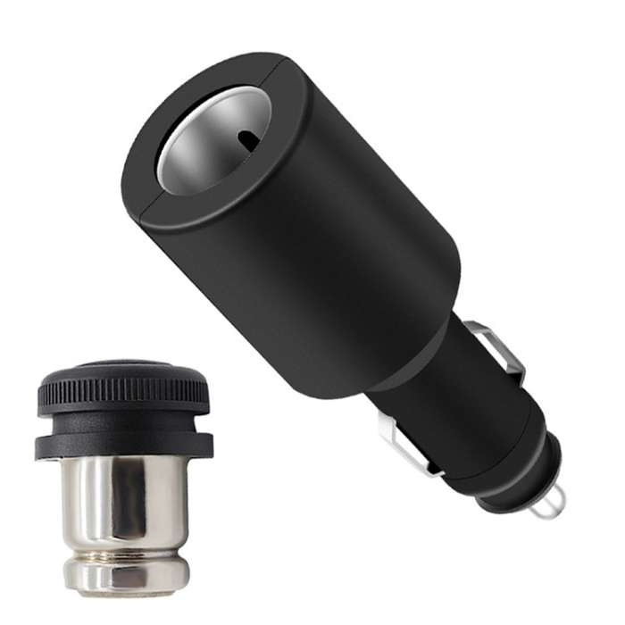 12V Car Free Installation Cigarette Lighter Socket Converter + 12V Cigarette Butt