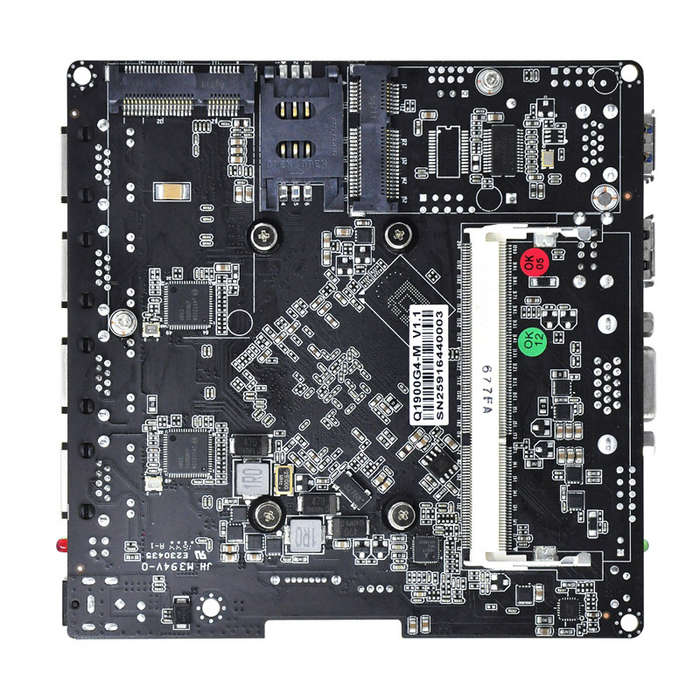 QOTOM Mini PC Q190G4 With 4 LAN Port Pfsense as Router Firewall Quad Core 2 GHz 4G RAM 32G SSD