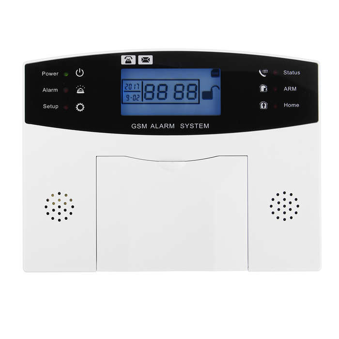 LCD Wireless GSM Home Burglar Alarm System Motion / Door Window Sensor Security