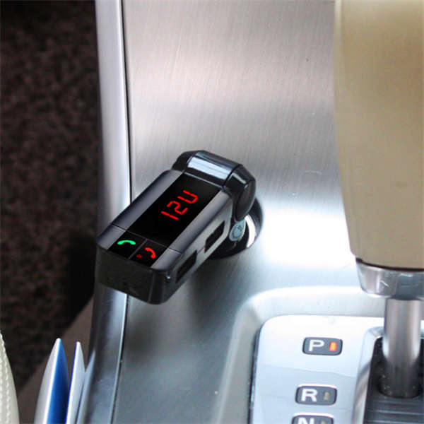 BC06S Car Kit Handsfree FM Transmitter MP3 Player Dual USB Charger with Bluetooth : Perfect Timing