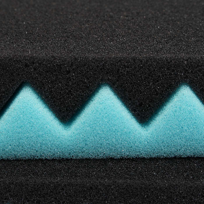 6Pcs Studio Foam Acoustic Wedge Soundproofing Tiles 30×30×2.5CM